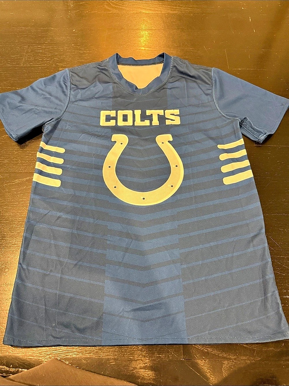 NFL Flag Football Indianapolis Colts jersey Blue Colts Reversible Jersey Like Ne
